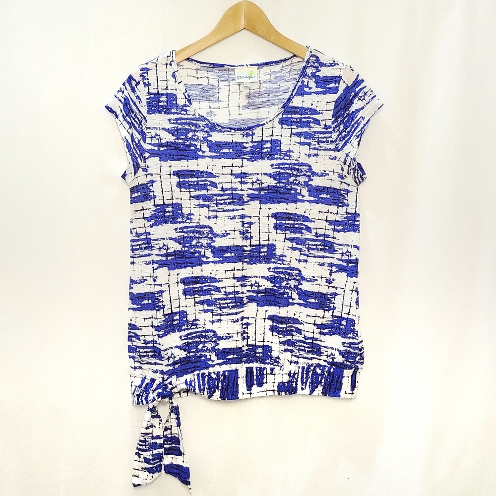 *Anthropologie Porridge Side Tie Tee